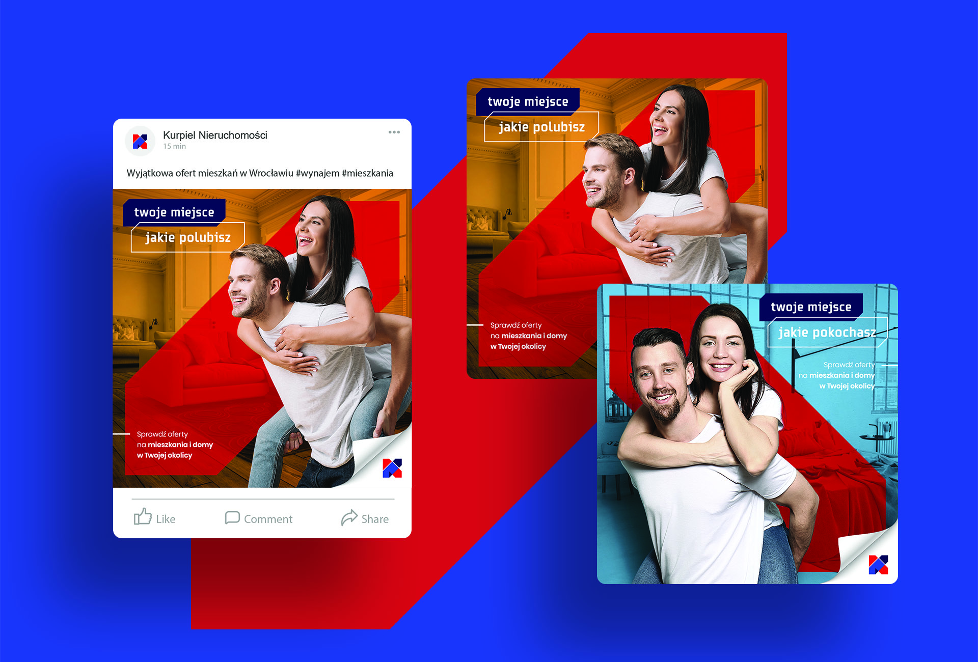 projektowanie kreacji key visuals na media społecznościowe